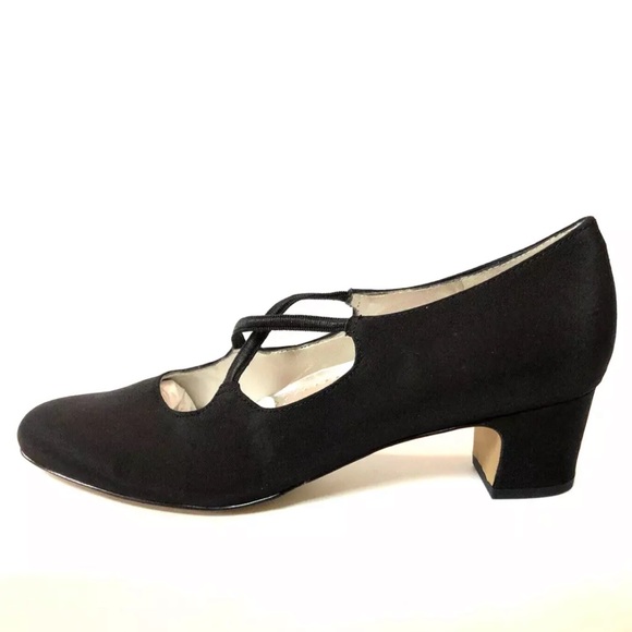Trotters Women’s Jamie, Black Block Heel Pumps, Size 7 Narrow. - Picture 1 of 4